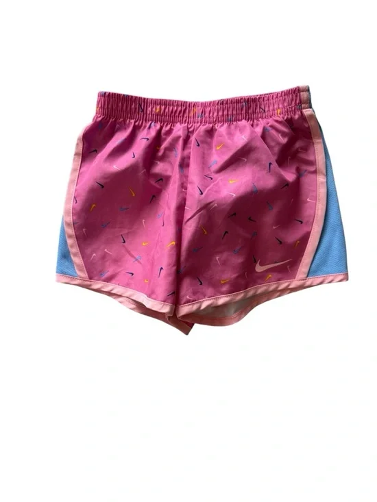 Nike Girls White & Pink "Just Do It!" Short Set - Picture 2 of 9